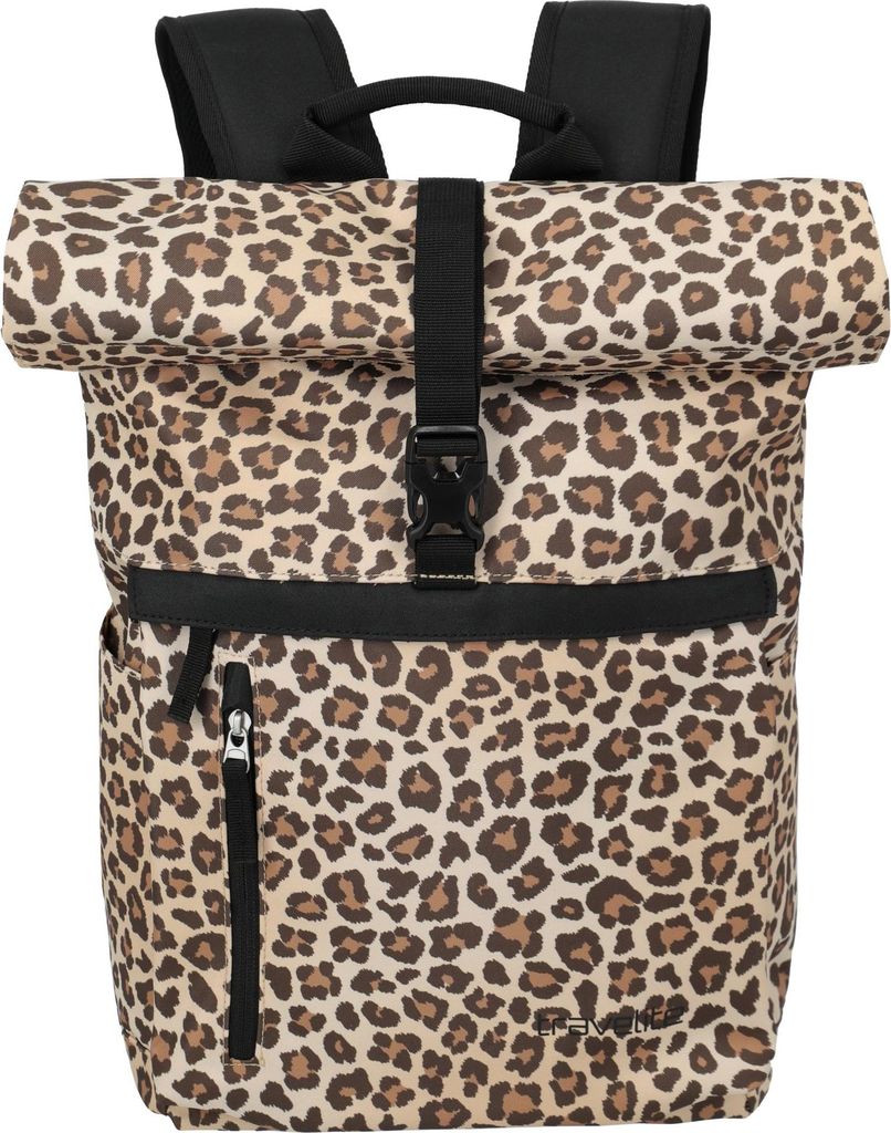 Travelite BASICS Rucksack Rollup - Leopard Produktbild 
