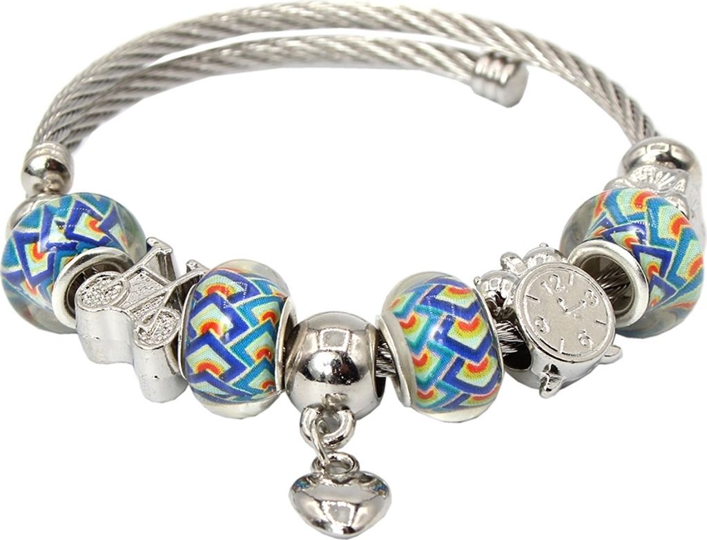 Wickelarmband Geschenkidee exklusives Beads Design Chakra Modell 1