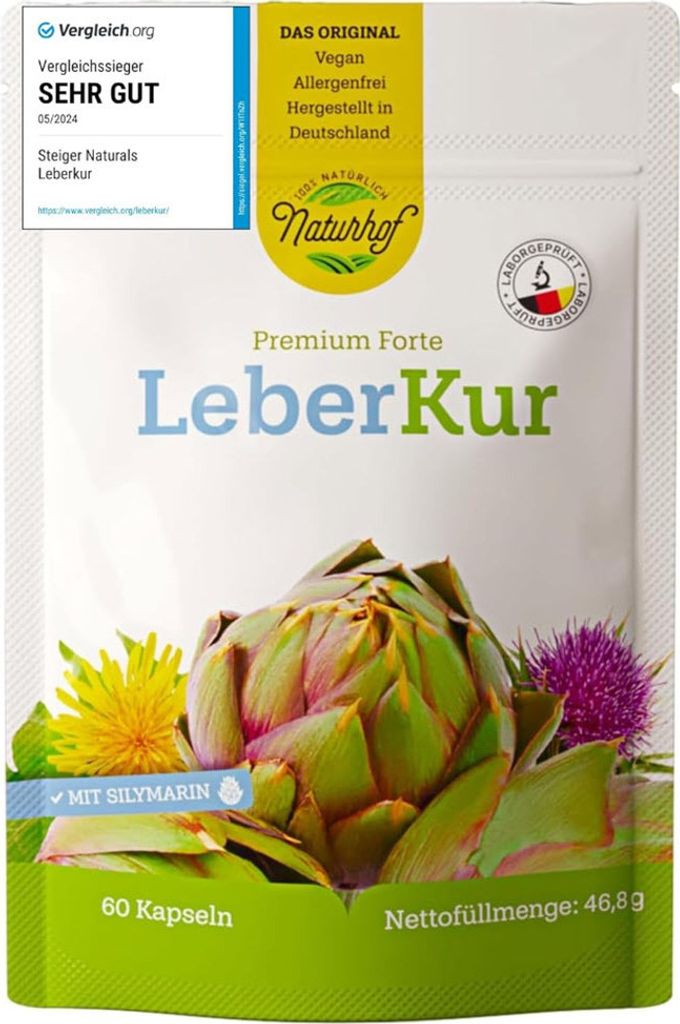 Naturhof Leberkur Premium Forte Kapseln 60 St Produktbild 2