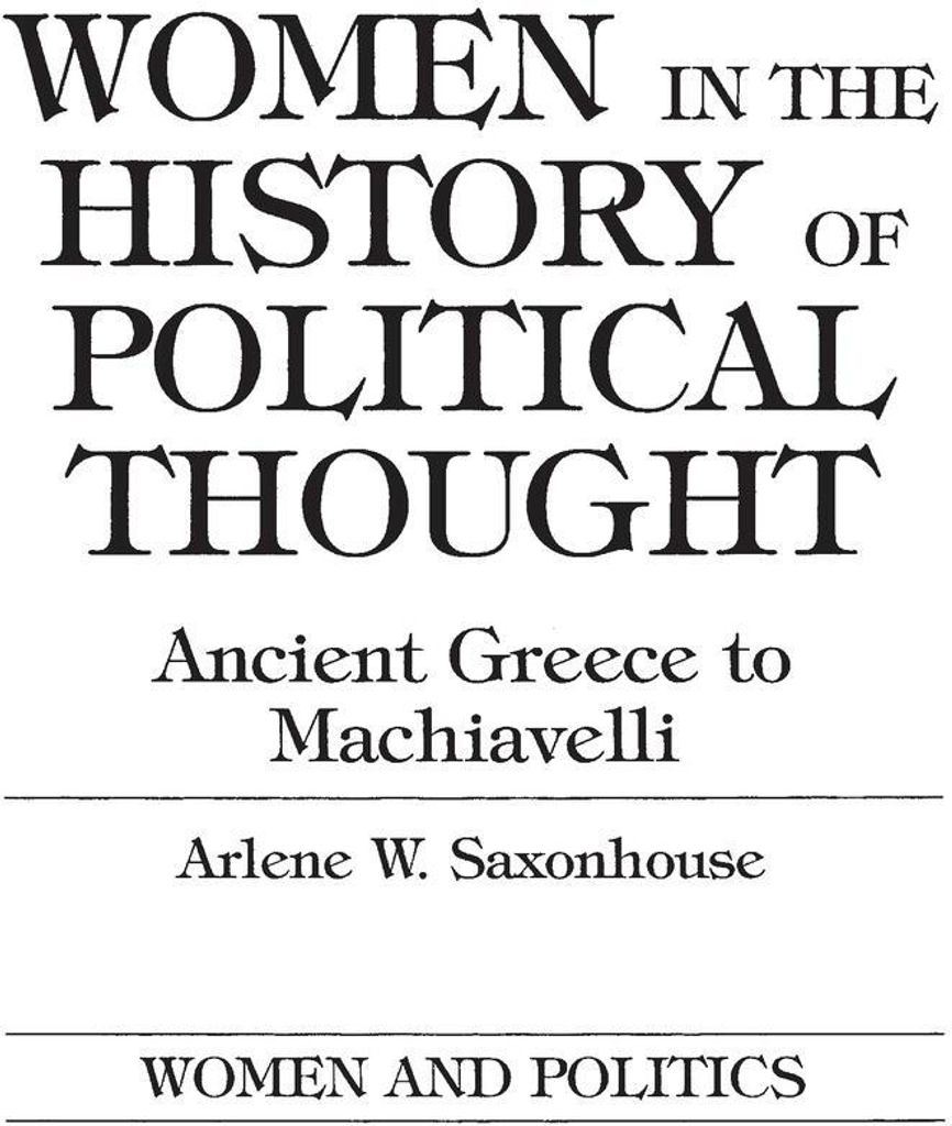 Women in the History of Political Thought