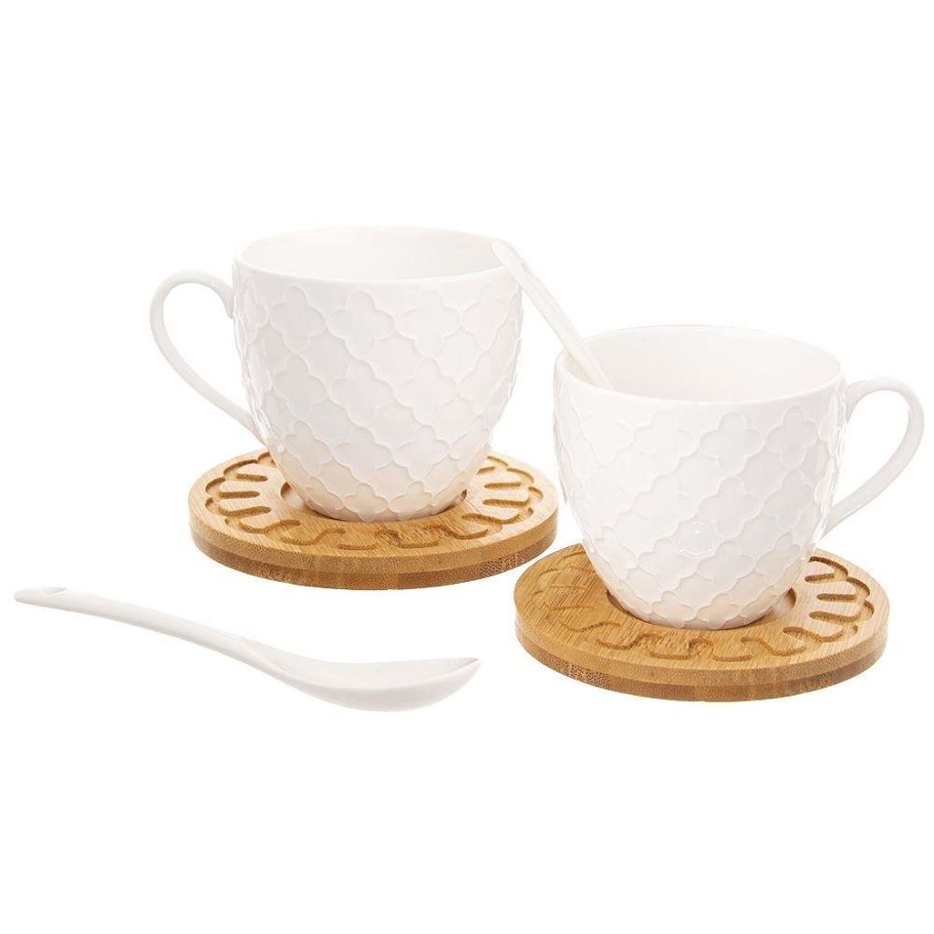 ORION Porzellantasse Porzellanbecher Tassen-Set 250 ml ZUM VERSCHENKEN