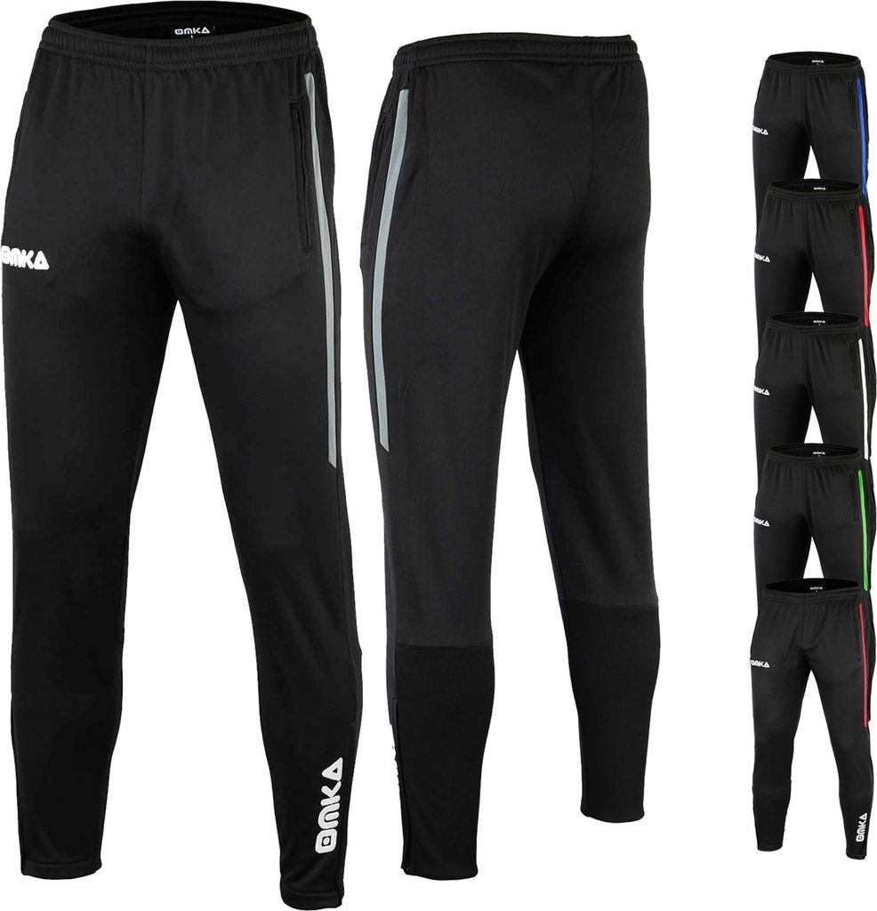 OMKA Optima Herren Trainingshose Sporthose Jogginghose Freizeithose, Größe:XL, Farbe:Grau