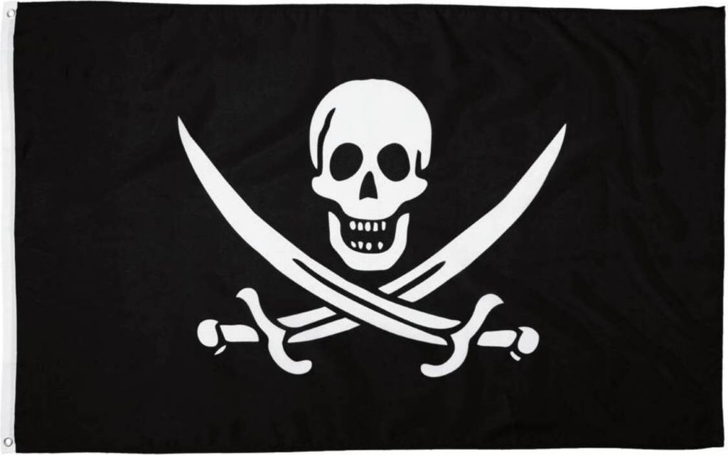 Piraten Fahne Flagge 90x150cm