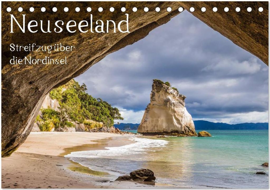 Neuseeland - Streifzug über die NorSteckanschlussl / CH-Version (Tischkalender 2026 DIN A5 quer), CALVENDO Monatskalender