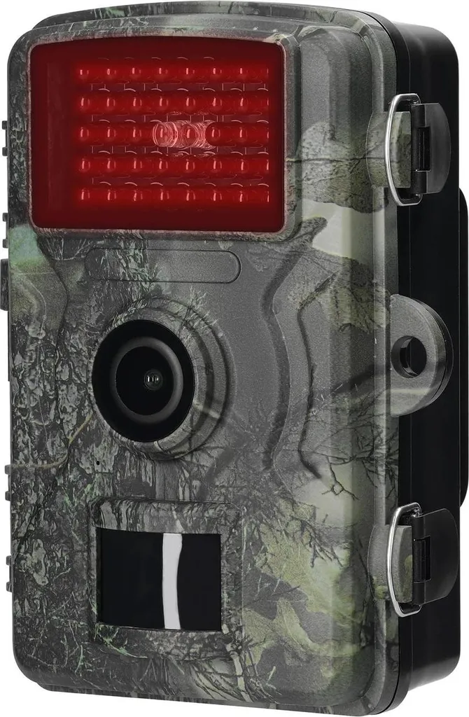 Telecamera per animali selvatici, video HD 1080P, design impermeabile, nero