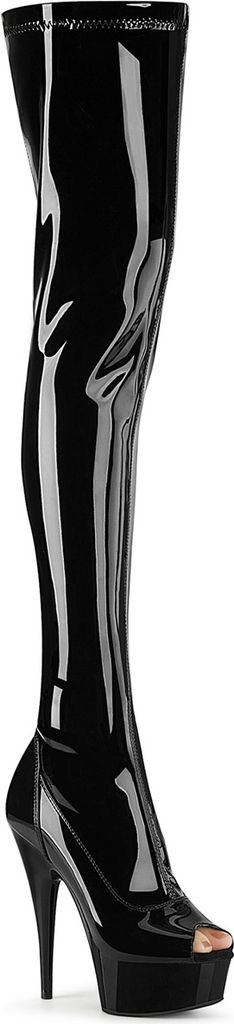 DELIGHT-3011 Damen Boots von Pleaser, Schwarz EU 36, US 6 Produktbild 