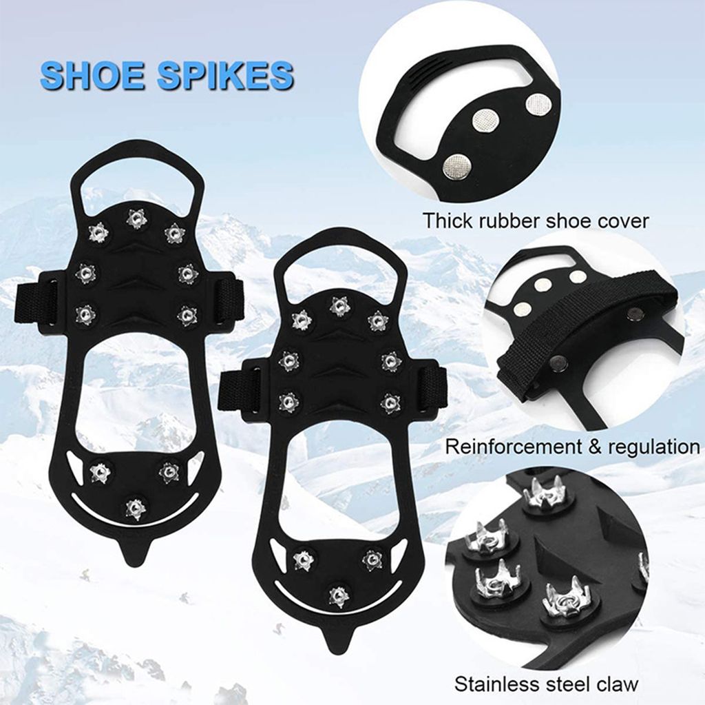 Gatuida Anti-Rutsch-Schuhüberzieher - Eis-Spikes Für Wandern & Winter