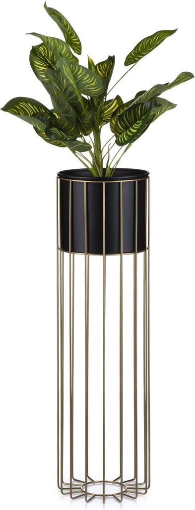 HowHomely Modern Pflanzenständer mit Topf, Blumenhocker aus Produktbild 