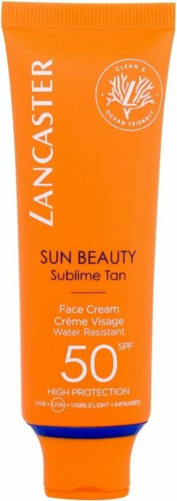 Crème Visage SPF50 Lancaster Sun Beauty Contre les Taches et Rides