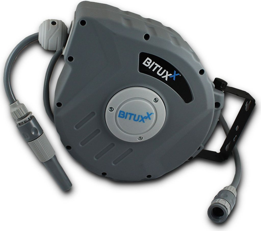 Bituxx® 10 Meter Wand Schlauchtrommel Schlauchaufroller Produktbild 