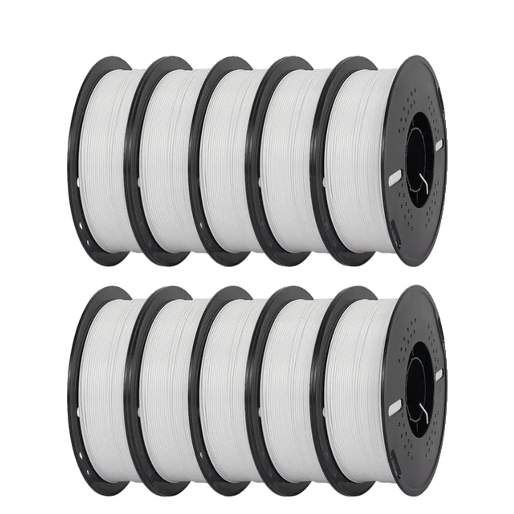 Filament PLA blanc haute vitesse 10kg pour imprimante 3D grand format