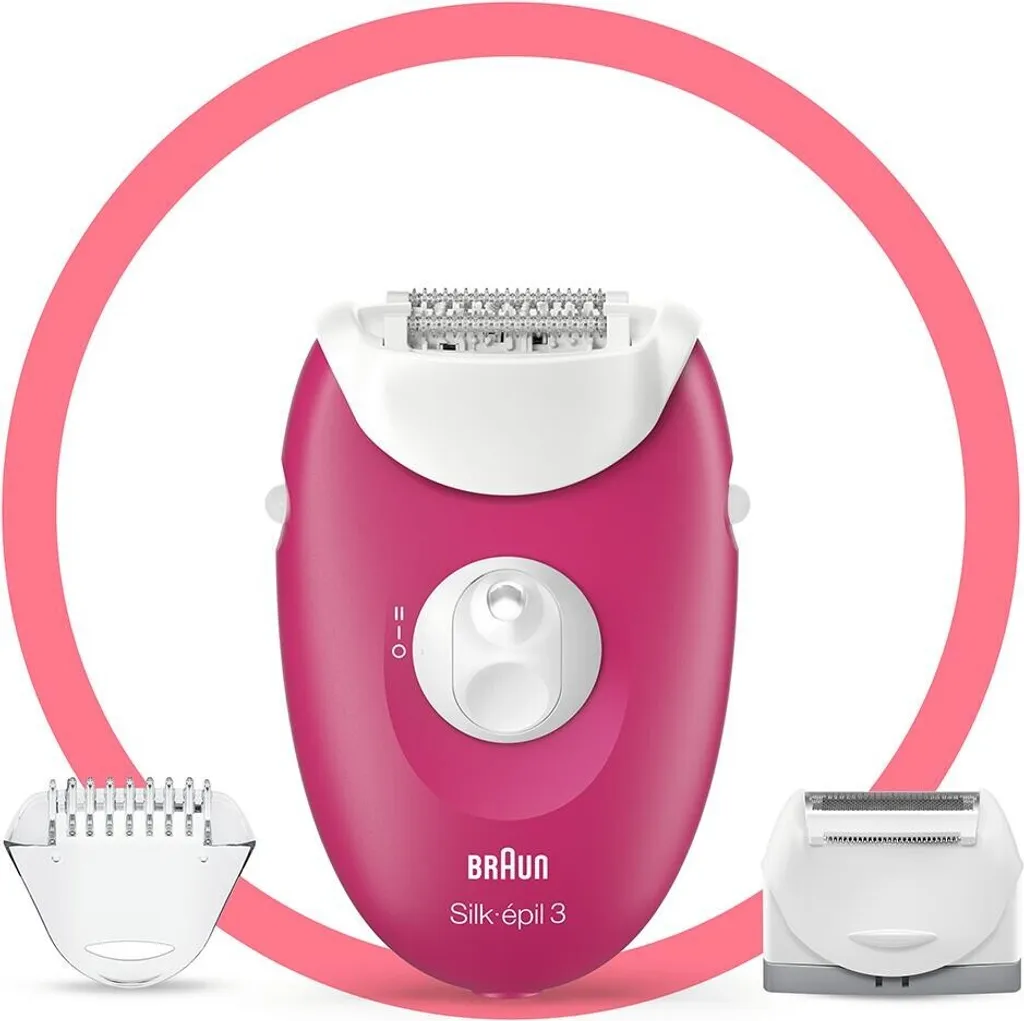 Épilateur Électrique Filaire Braun Silk-épil 3-276 Kit Rasage Corps Femme