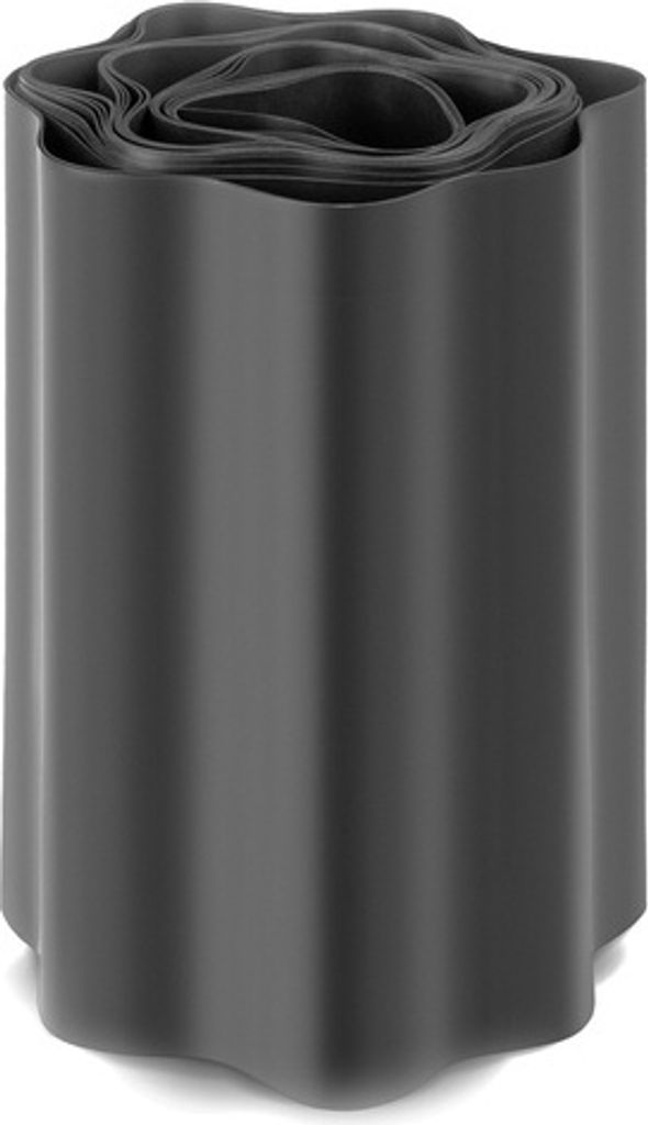 Rasenkantenstecher Rasenkante Rasentrimmer Rasenmäher Rasenborde 9m Höhe 25cm GRAU 9m
