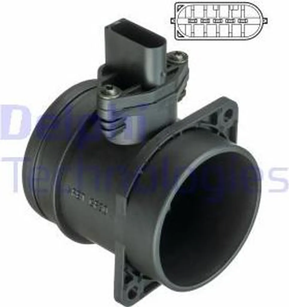 Débitmètre de masse d'air pour BMW X3 X1 Série 3 - Delphi AF10361-12B1 Neuf