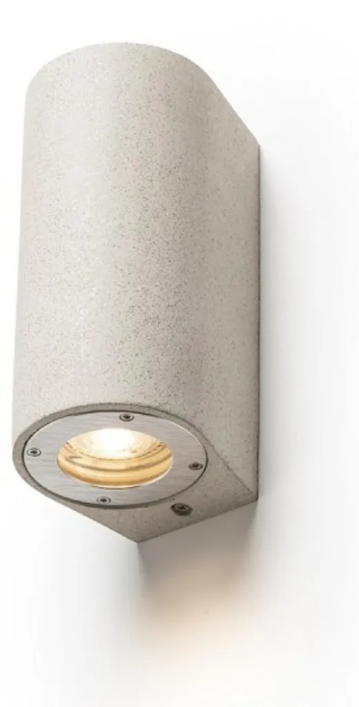 Applique murale étanche IP65 béton granit GRANITA II LED 230V bi-flux