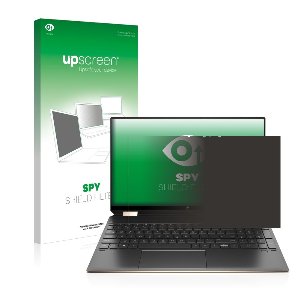 upscreen Blickschutzfilter für HP Spectre x360 (15-eb) (359.9 mm x 226.4 mm) Anti-Spy Privacy Filter Sichtschutz Blaulicht-Schutz