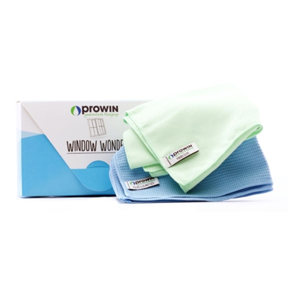 proWIN Hochglanzset Window Wonder (Reinigungstücher Produktbild 