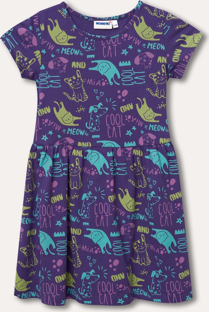 Mädchenkleider Cool Cat - Lila - 104