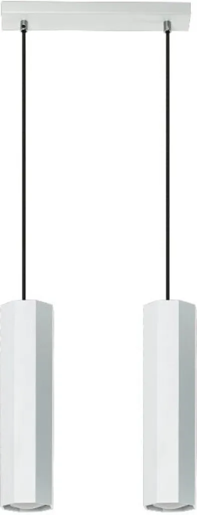 Suspension Astral Lampex Blanche 2xGU10 Métal - Design 80x30 cm IP20