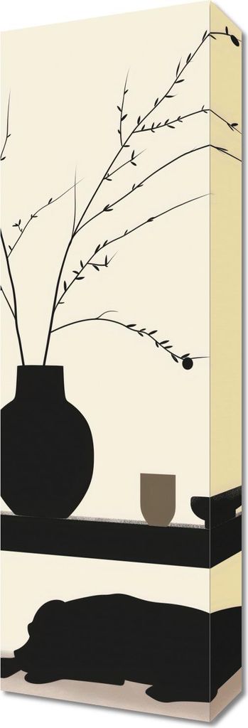 Bild 20x60cm Entspanne Hund