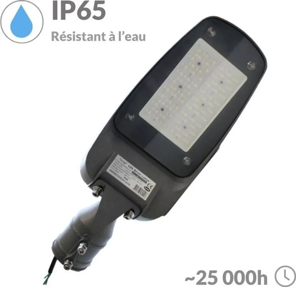 Réverbère LED Extérieur 100W Professionnel IP66 pour Éclairage de Voirie