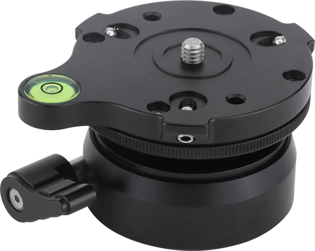 Base de mise à niveau DY-60N Tripod Head Leveler pour trépied DSLR