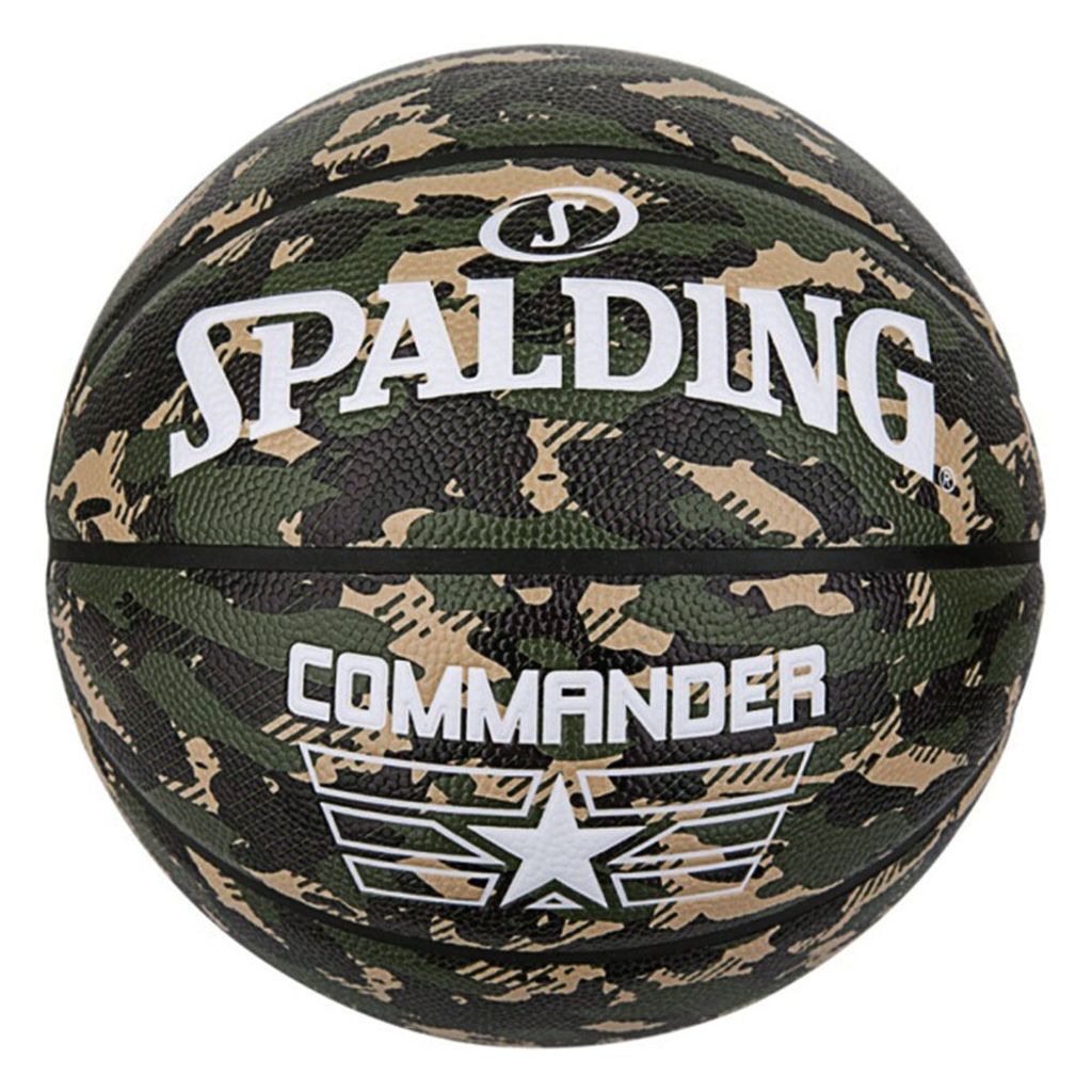 Spalding Commander Camo Basketball olivgrün 7 Synthetik (Größe 7)