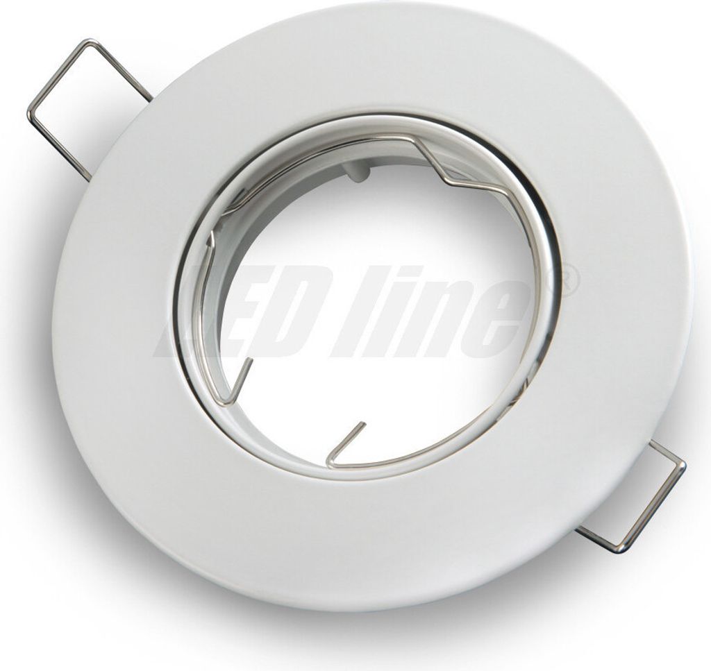 LED-line Einbaustrahler Ø92mm max. 35W Spot schwenkbar IP20 Downlight rund weiß matt