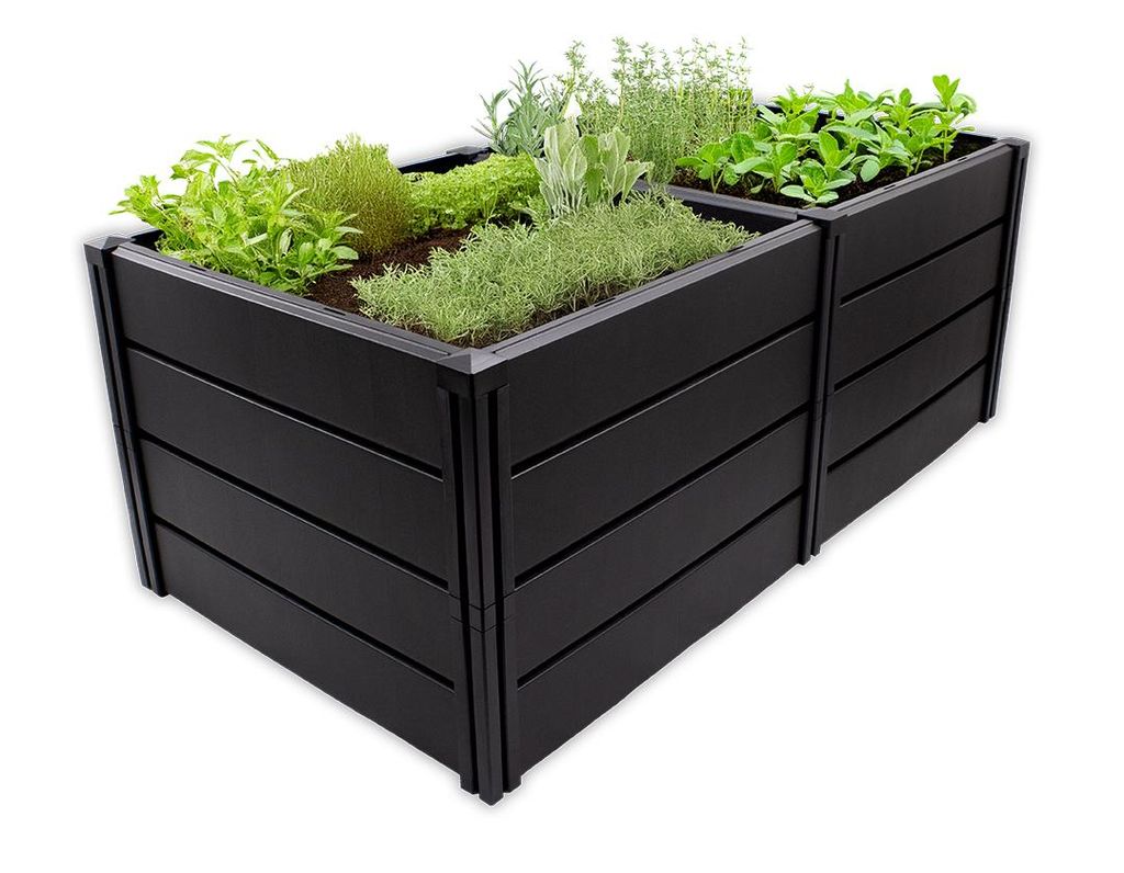 KHW Hochbeet Demeter Größe XL - B 158 x T 82 x H 61 cm - Produktbild 