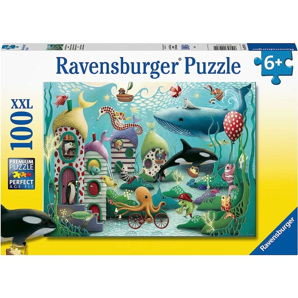 Ravensburger Puzzle Magische Unterwasserwelt - Kinderpuzzle 100 XXL Teile