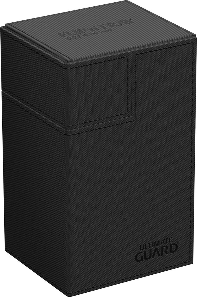 Ultimate Guard Flip`n`Tray 80+ XenoSkin Monocolor Schwarz Produktbild 