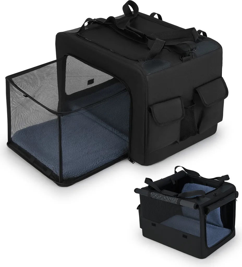Sac de Transport pour Chien Large et Moyen avec Fenêtres de Vision