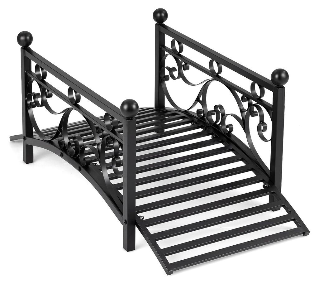 Mostek ogrodowy COSTWAY o szerokości 101,5 cm, metalowy, do Zdjęcie produktu 