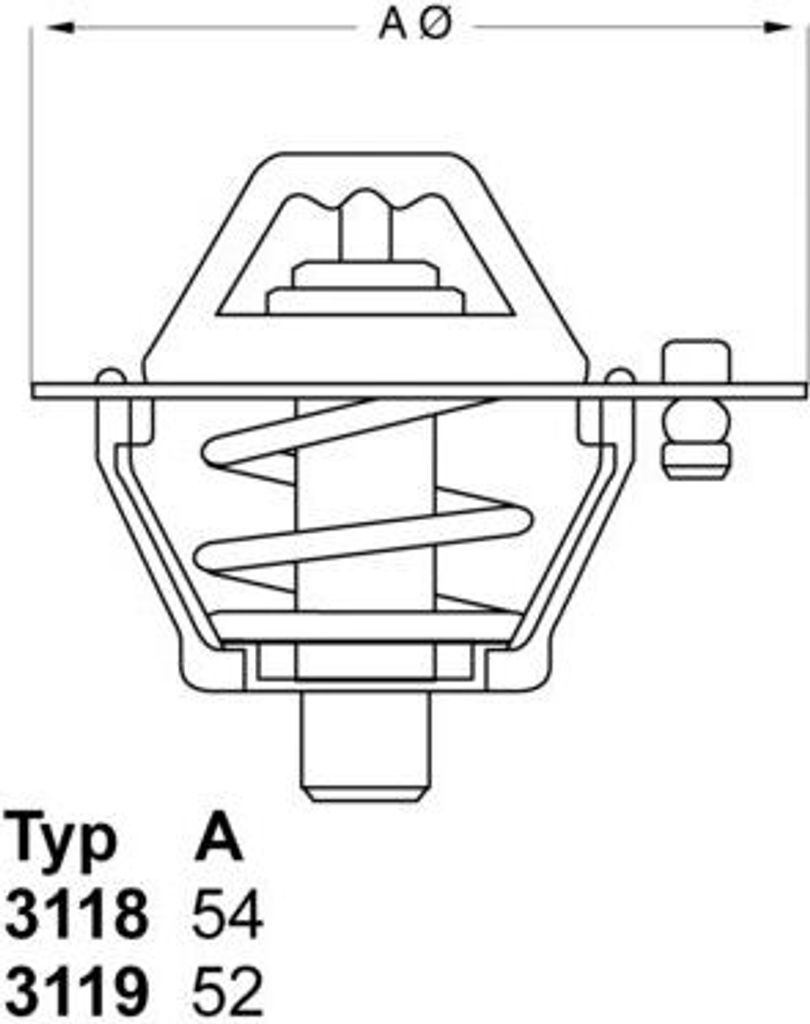 WAHLER Thermostat Kühlmittel 82°C für MAZDA 323 III Hatchback (BF) MX-6 (GE) 121 II (DB) 323 III (BF) 323 II Hatchback (BD) 323 III Station Wago...