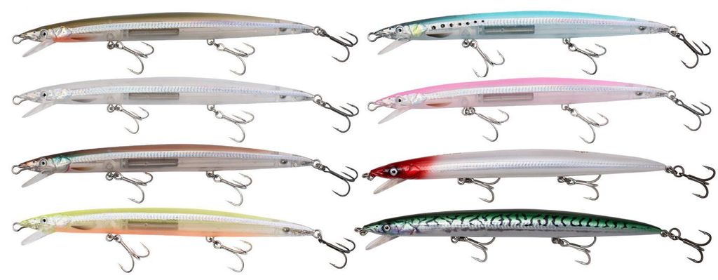 Savage Gear Sandeel Jerk Minnow - Küstenwobbler, Farbe:Pink Flash, Länge/Gewicht/Laufverhalten/Tauchtiefe:21.0cm / 44g / slow floating / 0.2-1.2m