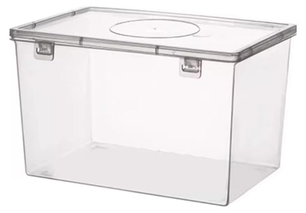 2,8 l transparenter Brotkasten, luftdichter Verschluss, große Öffnung, lebensmittelechtes Material, dicker Brotbehälter, Aufbewahrungsbehälter ...