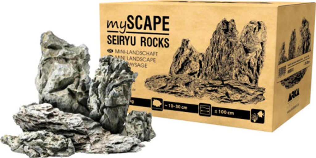 Aquariumdekoration-Set ARKA mySCAPE Rocks Seiryu 10 Kg Mini-Landschaft für Aquarien bis ca. 100 cm Aquascaping