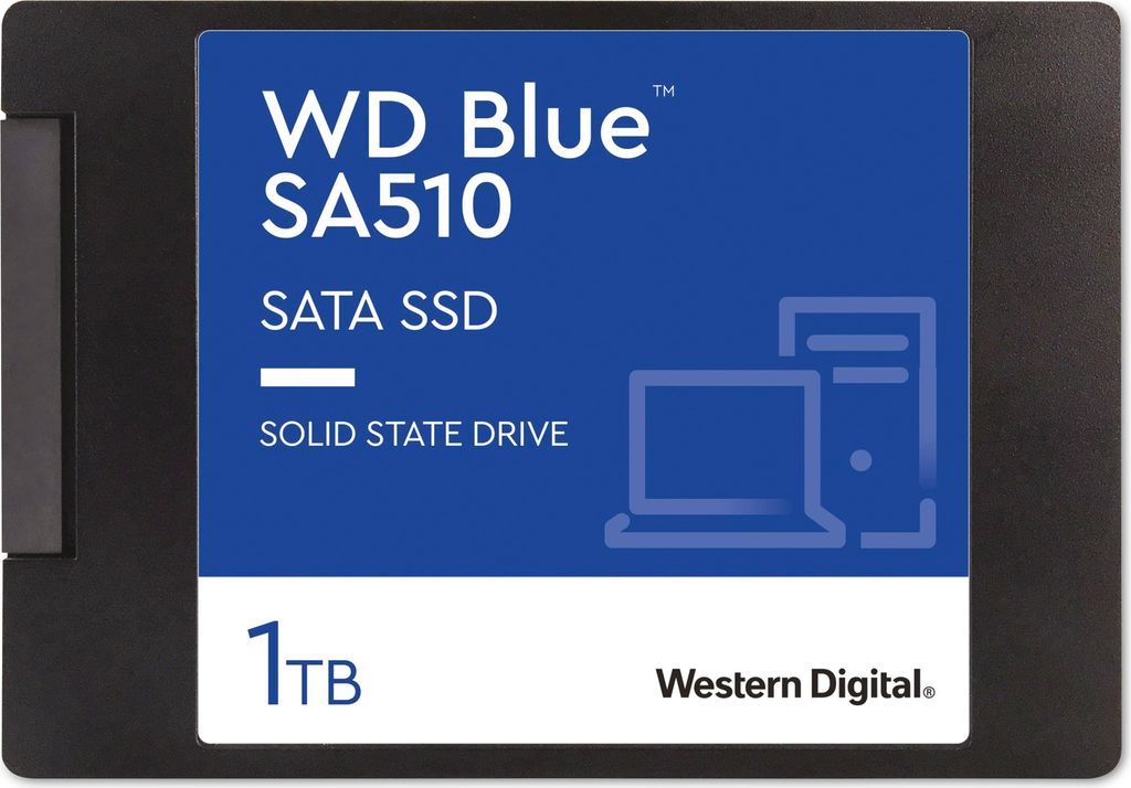 Western Digital 1Tb Blue Ssd 2.5 Sa510 7Mm Sata Iii 6 Gb/S (Wds100T3B0A)