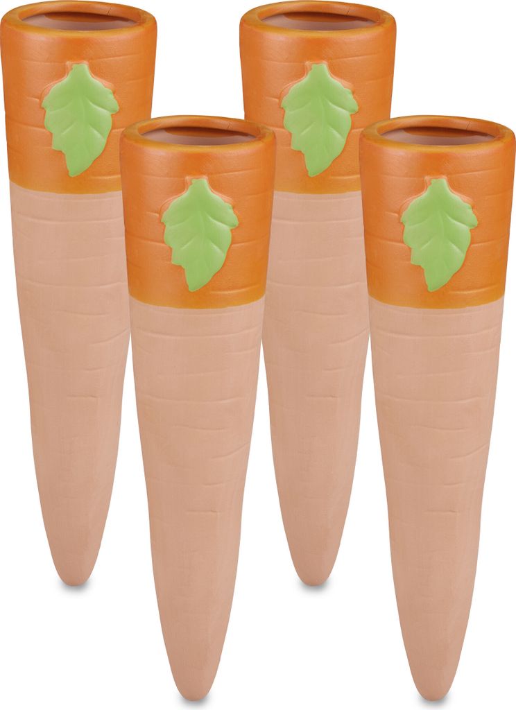 Relaxdays - Cônes d'arrosage en terre cuite, lot de 4, Image du produit 