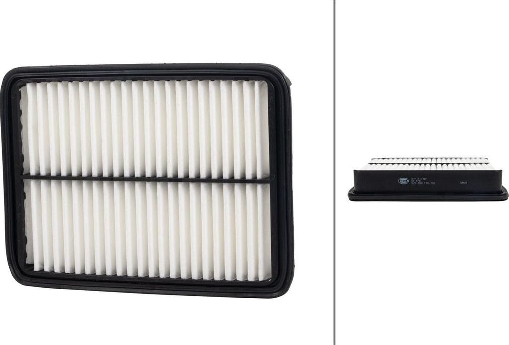 Luftfilter-Einsatz 226 x 168 mm HELLA passend für u.a. TOYOTA COROLLA