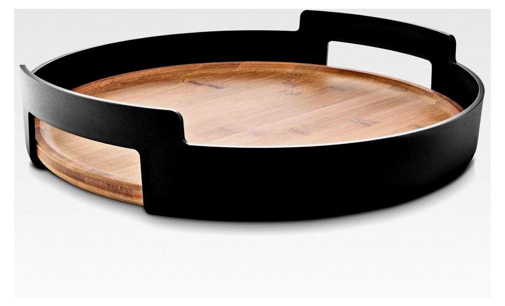 Nordic Kitchen Serviertablett | Schlichtes und zeitloses Design | Schwarz