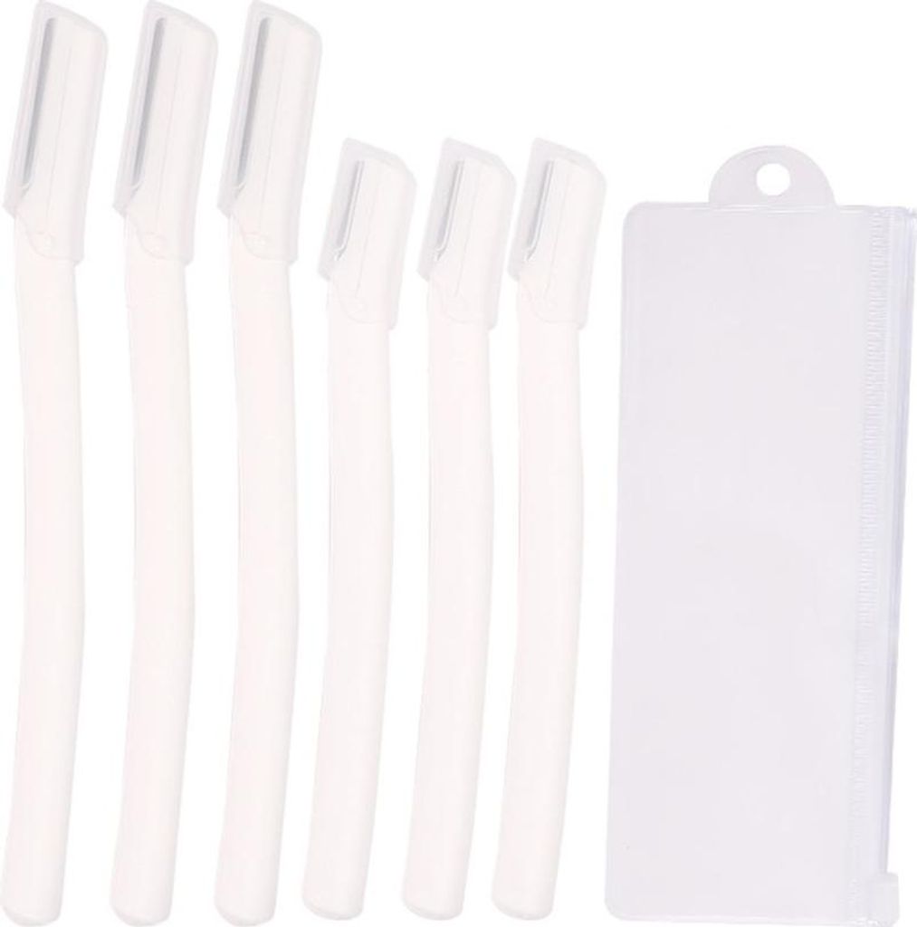 INF Augenbrauenrasierer Set - 6 Stück: Präzise Trimmer für Perfekte Augenbrauen