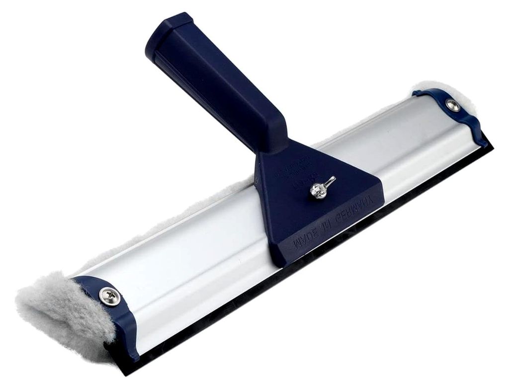 Standard Fensterreiniger in 19 cm I Abzieher & Einschäumer in Einem I Kleiner Fensterwischer I 30 m² Fensterfläche am Stück reinigen I mit Viva...