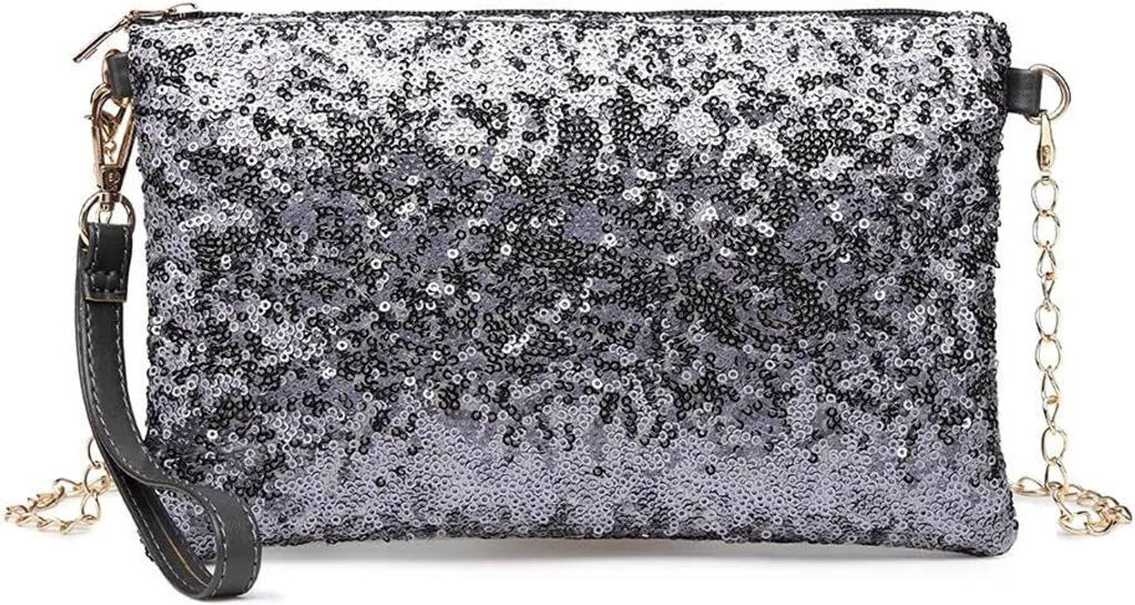 Mini Pochette di Lusso con Paillettes e Tracolla per Eventi Gala