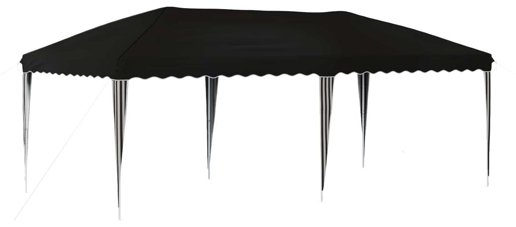 vidaXL Pop-up Partyzelt 575 x 290 x 245 cm Schwarz