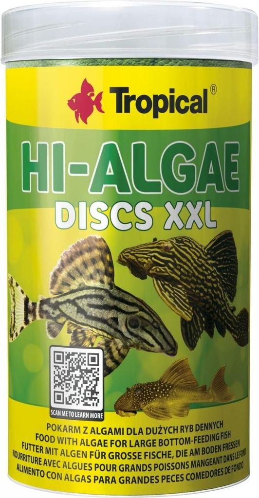Tropical Hi-Algae Discs XXL, 250 ml