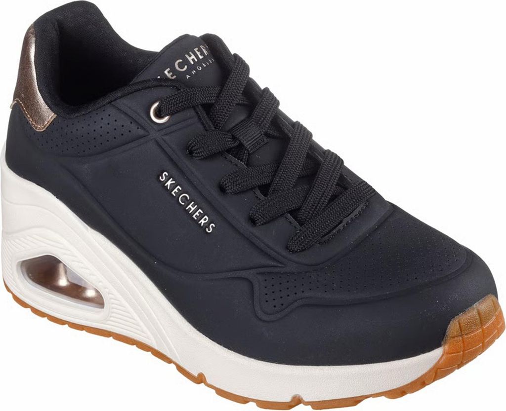 SKECHERS UNO WEDGE - HI STEPS Schwarz Produktbild 