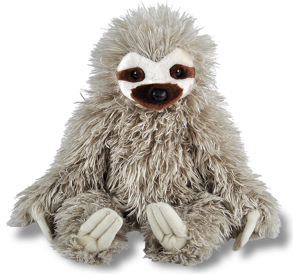 Wild Republic Pluschtier Faultier - 30 cm - grau - Waldtier