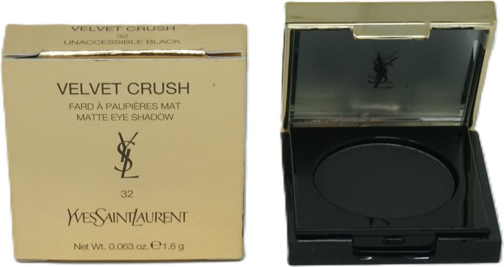 Yves Saint Laurent Lamé Crush Mono, Metallisch, Rauchig, Schwarz, Unaccessible Black, 1 Farben, Metallisch, Puder