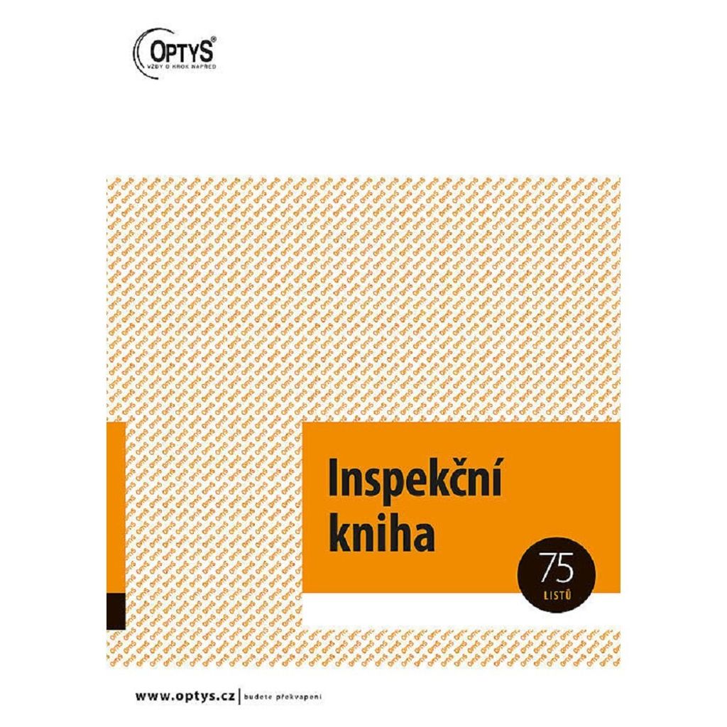 Inspektionsbuch A4, nicht durchschreibendes, nummeriertes Formular, 3x25 Blatt, 10er Pack